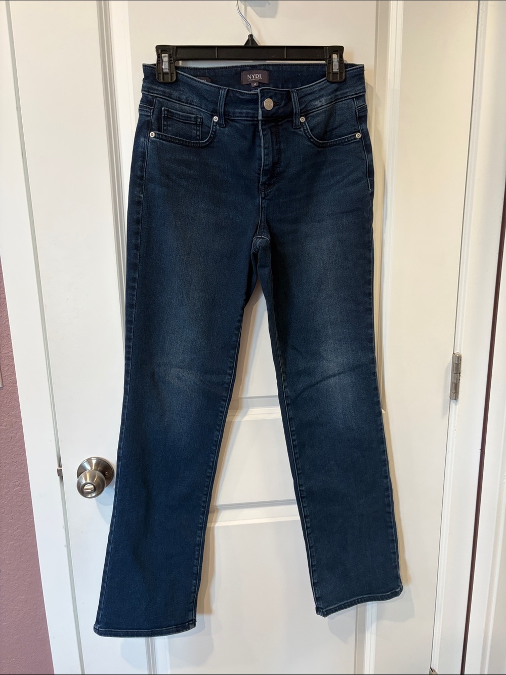 NYDJ Indigo Straight-Leg Jeans